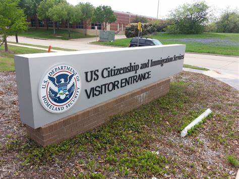 USCIS sign